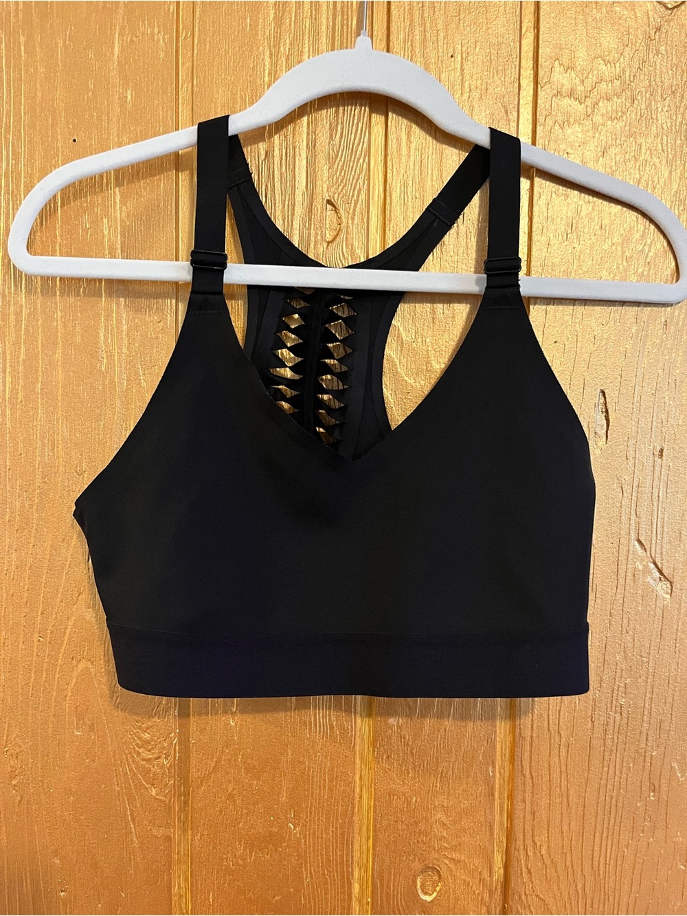 Victoria's Secret Black Cutout Sports Bra